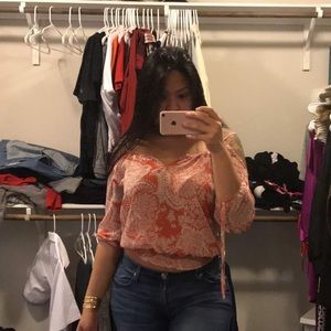 Off the shoulder blouse